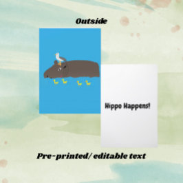Nijlpaardjes gebeuren kaart