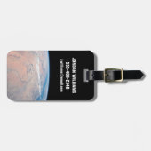 Nijlrivier die noordwaarts kronkelt naast het Rode Bagagelabel (Voorkant horizontaal)