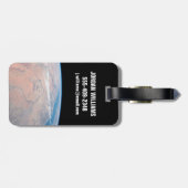 Nijlrivier die noordwaarts kronkelt naast het Rode Bagagelabel (Achterkant horizontaal)