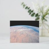 Nijlrivier die noordwaarts kronkelt naast het Rode Briefkaart (Staand voorkant)