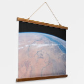 Nijlrivier die noordwaarts kronkelt naast het Rode Hangend Wandkleed (Gebogen)