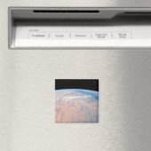 Nijlrivier die noordwaarts kronkelt naast het Rode Magneet (Insitu (Vaatwasser))