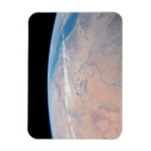 Nijlrivier die noordwaarts kronkelt naast het Rode Magneet (Verticaal)