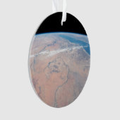 Nijlrivier die noordwaarts kronkelt naast het Rode Ornament (voorkant)