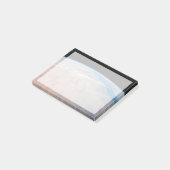 Nijlrivier die noordwaarts kronkelt naast het Rode Post-it® Notes (Schuin)