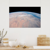 Nijlrivier die noordwaarts kronkelt naast het Rode Poster (Keuken)