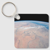 Nijlrivier die noordwaarts kronkelt naast het Rode Sleutelhanger (Voorkant)