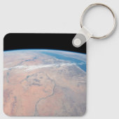 Nijlrivier die noordwaarts kronkelt naast het Rode Sleutelhanger (Achterkant)