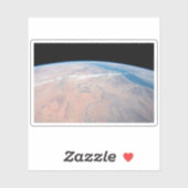 Nijlrivier die noordwaarts kronkelt naast het Rode Sticker (Vel)