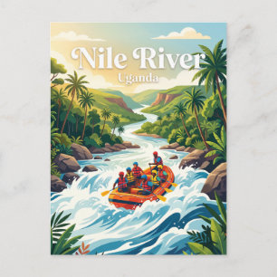 Nijlrivier White Water Raften, Jinja Oeganda Briefkaart