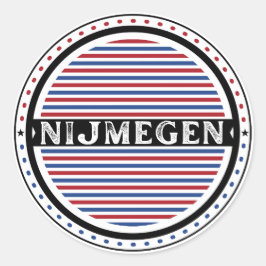 Nijmegen City Pride Emblem – Dutch Identity Ronde Sticker