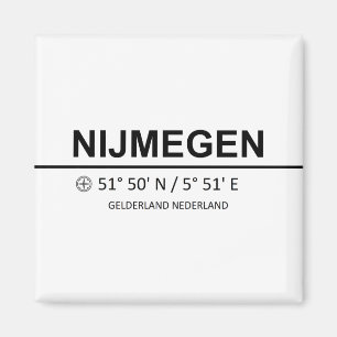 Nijmegen Coordinates - Nijmegen Coordinaten Magneet