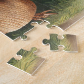 Nijnbanded Armadillo (Dasypus Peba) Illustratie Legpuzzel (Zijkant)