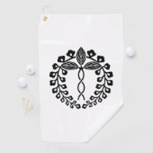 Nijo-wisteria Golfhanddoek (Insitu)