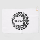 Nijo-wisteria Golfhanddoek (Horizontaal)