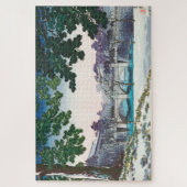 Nijubashi Bridge door Tsuchiya Koitsu Legpuzzel (Verticaal)