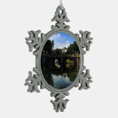 Nijubashi Bridge, Tokyo Imperial Palace #1 Tin Sneeuwvlok Ornament (Links)