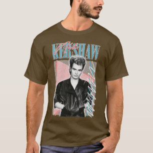 Nik Kershaw 80s Stijl Retro Design T-shirt