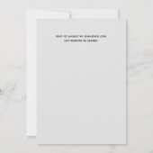 NIKAH - BUDGET EDDING iVITATIONS Silver Sparkle (Achterkant)