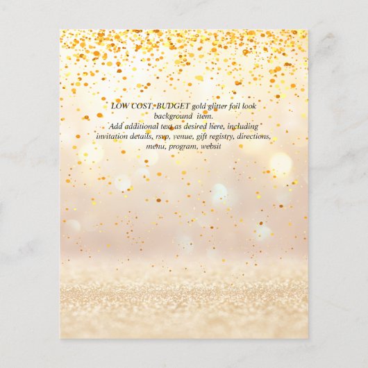 NIKAH - Budget Islamic Wedding Invitting Custom Flyer (Achterkant)