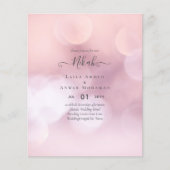 NIKAH - Budget Islamic Wedding Invitting Custom Flyer (Voorkant)