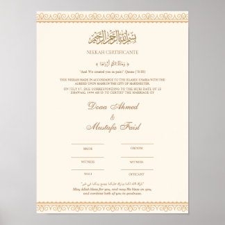 Nikah Certificaat Online Poster