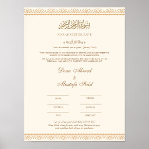Nikah Certificaat Online Poster