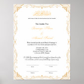 Nikah contract poster (Voorkant)