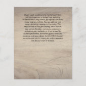 NIKAH - Floral BUDGET Islamic Weduwen Invitation (Achterkant)
