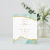 NIKAH Islamic Bismillah Wedding Invitations BUDGET (Staand voorkant)