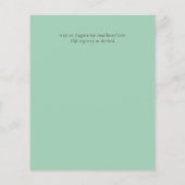 NIKAH Islamic Bismillah Wedding Invitations BUDGET (Achterkant)