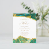 NIKAH Islamic Bismillah Wedding Invitations BUDGET (Staand voorkant)