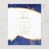 NIKAH Islamic Bismillah Wedding Invitations BUDGET (Voorkant)
