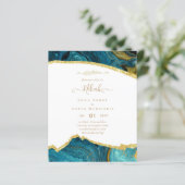 NIKAH Islamic Bismillah Wedding Invitations BUDGET (Staand voorkant)