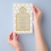 NIKAH -  Islamic Mosque Gold Wedding Flyer (Hand)