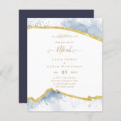 NIKAH Islamitische Bismillah Trouw Uitnodigingen B (Voorkant / Achterkant)