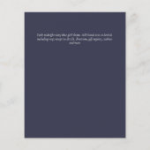 NIKAH Islamitische Bismillah Trouw Uitnodigingen B (Achterkant)