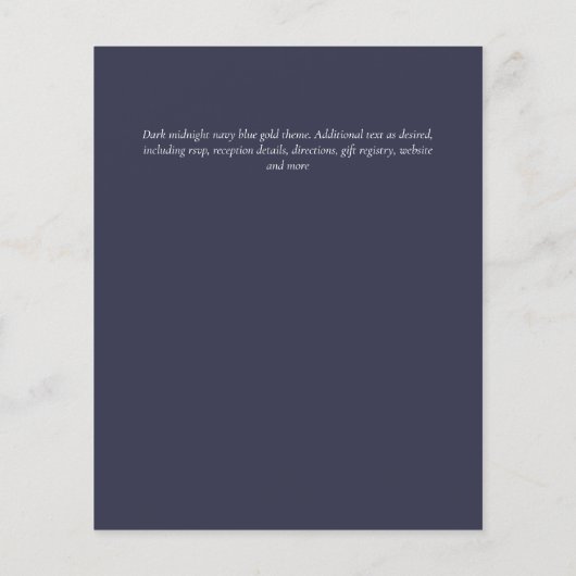 NIKAH Islamitische Bismillah Trouw Uitnodigingen B (Achterkant)