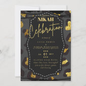 NIKAH Islamitische Bismillah Trouw Uitnodigingen B (Voorkant)