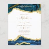 NIKAH Islamitische Bismillah Trouw Uitnodigingen B (Voorkant)