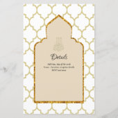 NIKAH -  islamitische goudweddenschap (Achterkant)