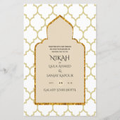 NIKAH -  islamitische goudweddenschap (Voorkant)