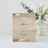 NIKAH - islamitische Trouw Uitnodiging Calligrafie (Staand voorkant)