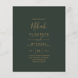 NIKAH - Modern Green Gold Budget