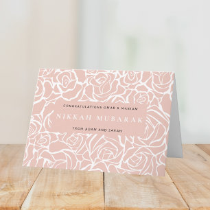 Nikah Mubarak Islamic Wedding Dua Gefeliciteerd Kaart