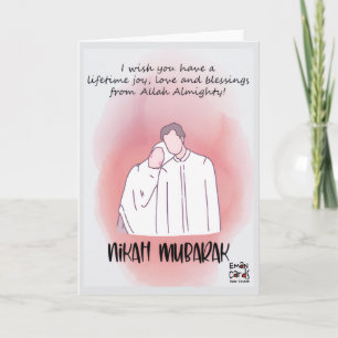 Nikah Mubarak Wensen  Kaart