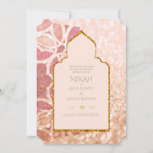 NIKAH - Sierlijke Roze Gouden Trouwring van Roségo Kaart (Voorkant)