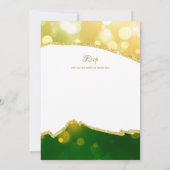 Nikah Trouw Uitnodigingen - Agate Gouden Islamitis (Achterkant)