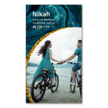 NIKAH - Trouwbudget Agate Goud Teal FOTO