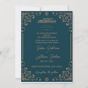nikah uitnodiging, moslim uitnodiging